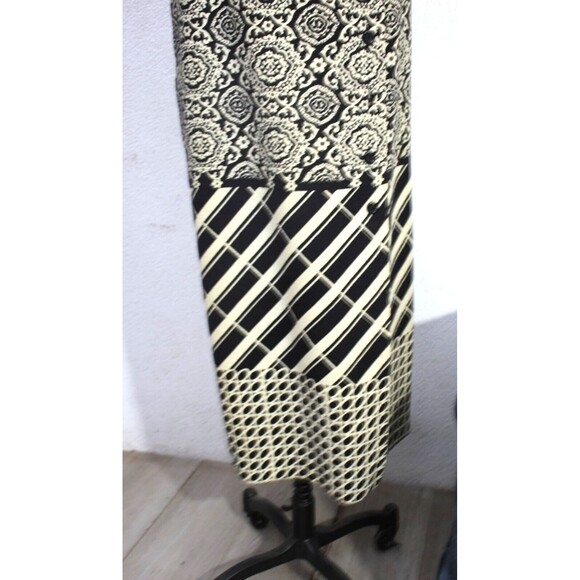 Prestige of Boston Maxi Skirt Geometric Pattern Size S Boho Union Made USA VTG - Picture 5 of 11